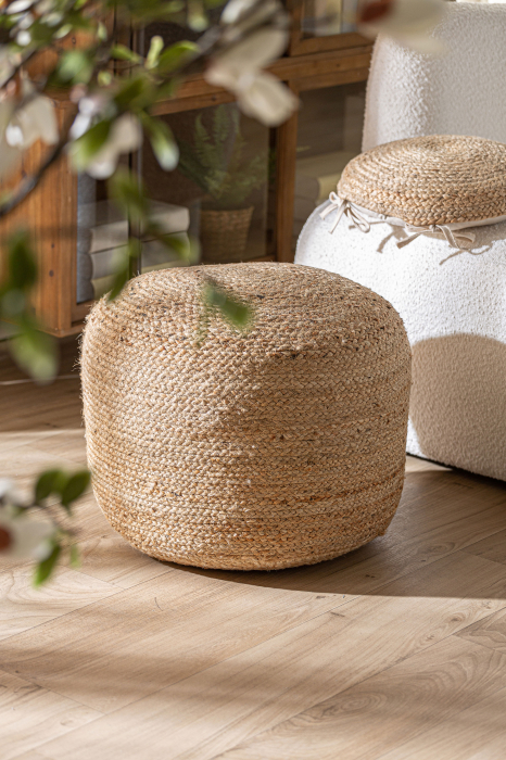 Puf iuta boho vintage|Mobilier premium interior [4]