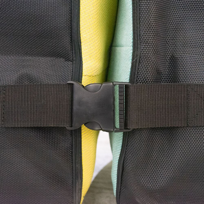 puf GISSELE Pacific – taburet albastru, perne nedformabile, husă outdoor [3]