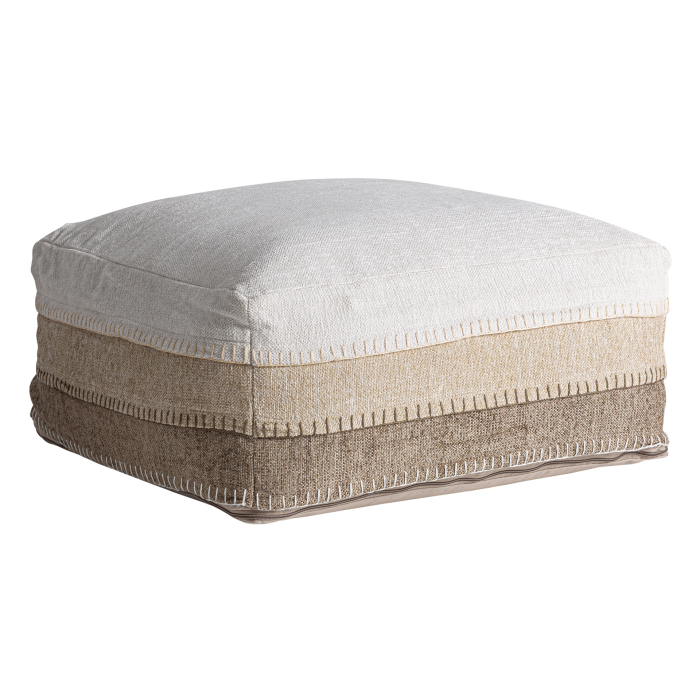 Puf textil decorativ din bumbac chenille Luken [2]
