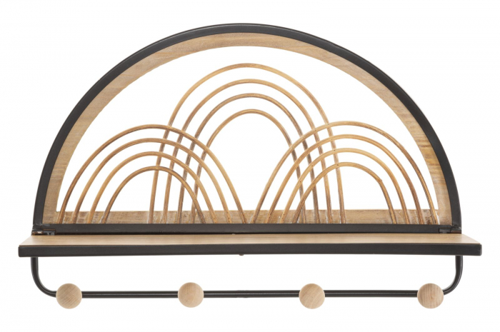 Raft cuier ratan boho chic organizare hol CreativDeco [3]