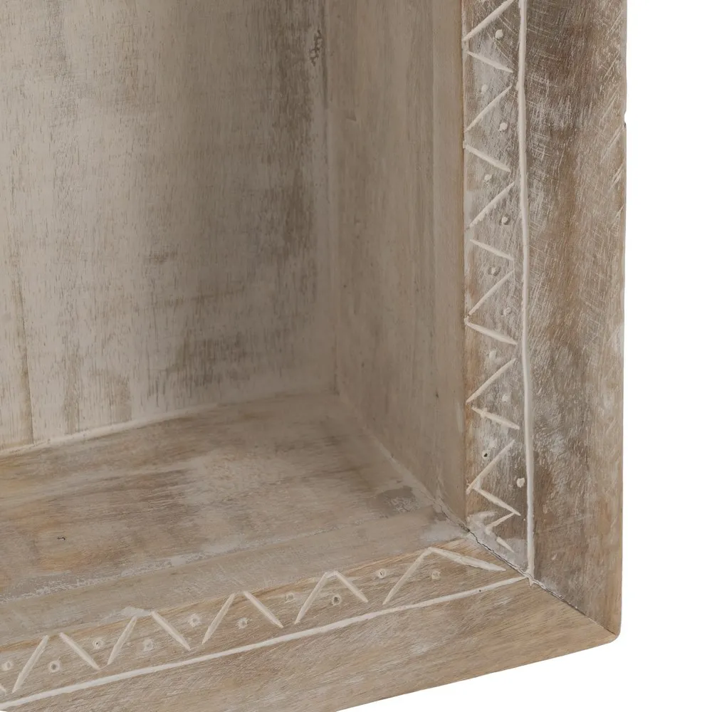Raft perete Boho, lemn mango [3]