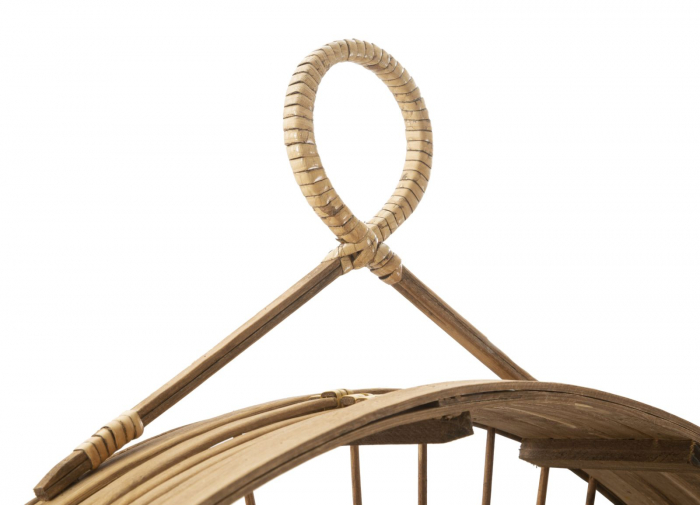 Raft perete Fuji, ratan/lemn, natural [4]