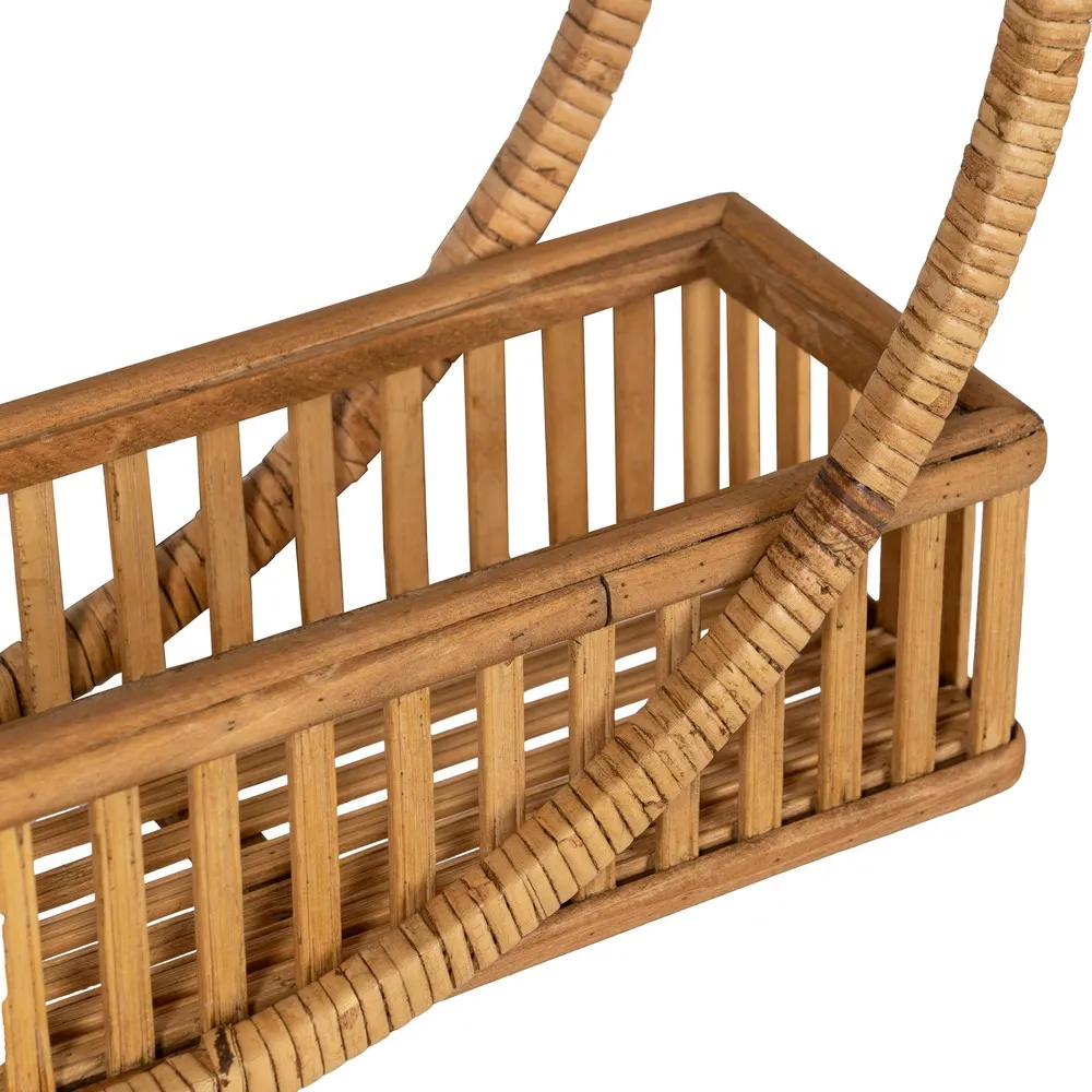 Raft perete rotund Ratan, natural [3]