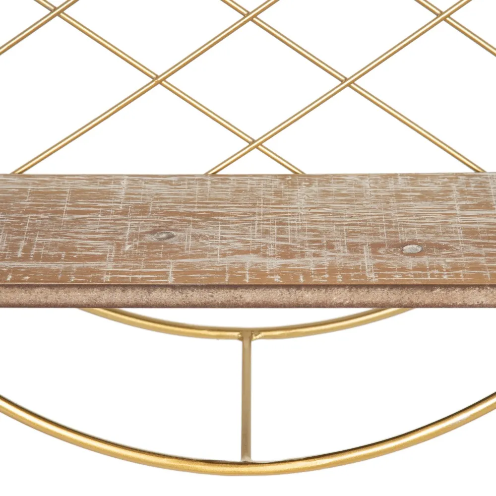Raft rotund auriu sofisticat pentru decoratiuni interioare [4]