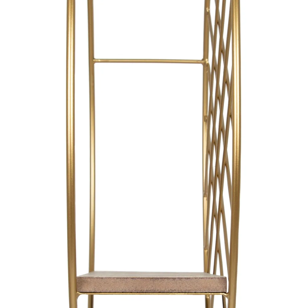 Raft rotund auriu pentru decor elegant si accesorii [8]