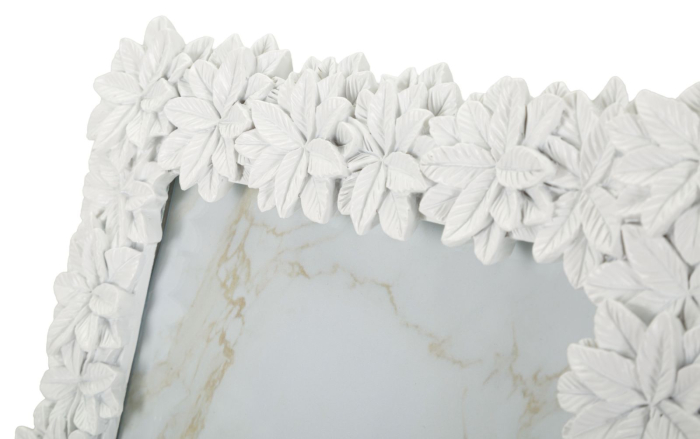 Set 2 rame foto albe mici cu model floral [3]
