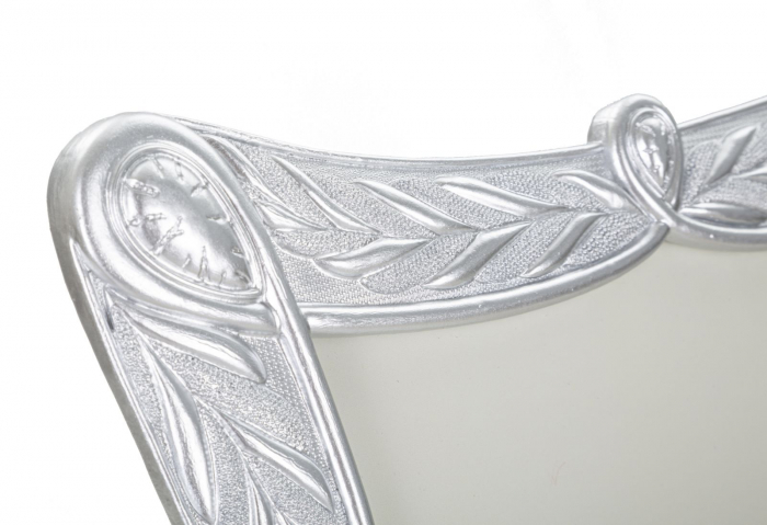 Rama foto argintie design clasic cu elemente naturale CreativDeco.ro.   [3]