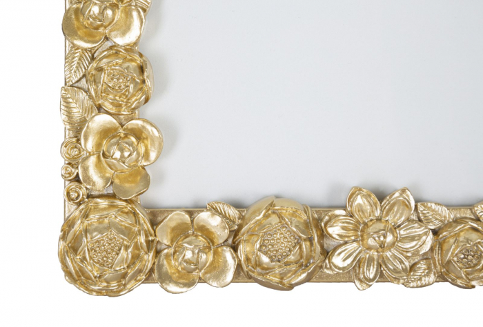 Rama foto aurie flori relief rasina Glam - CreativDeco.ro [4]