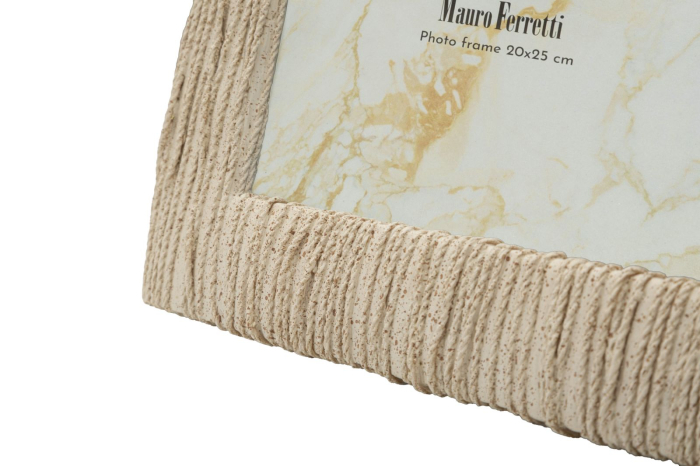 Ramă foto bej din rășină cu pești decorativi design marin 25x3.2x31 cm [4]