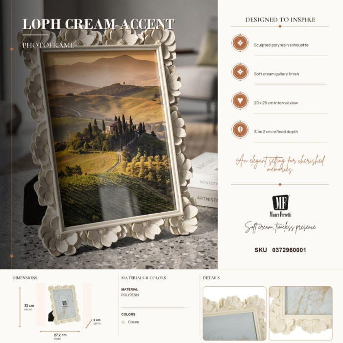 Set 2 rame foto crem stil shabby chic [6]
