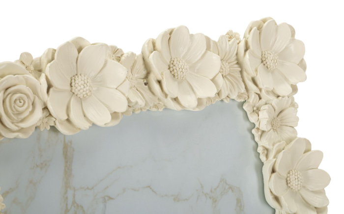 Set 2 rame foto cu flori în relief efect sculptural [3]