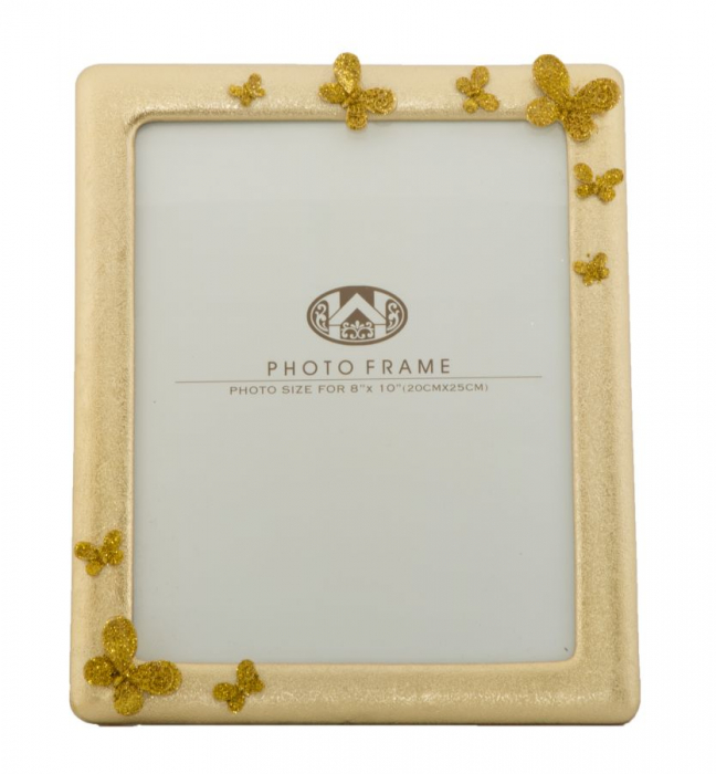 Rama foto Glam cu fluturi aurii, design delicat si luxos CreativDeco.ro.   [2]