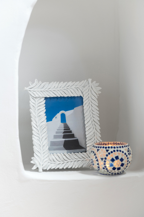 Rama foto alba din rasina design Feather|CreativDeco.ro [2]