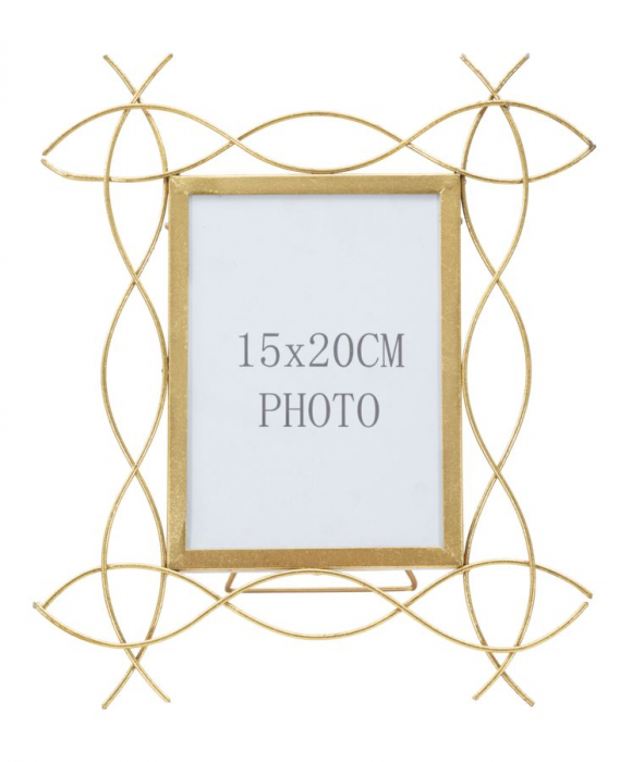 Rama foto fier design Glam minimalist, aspect rafinat CreativDeco.ro. [2]