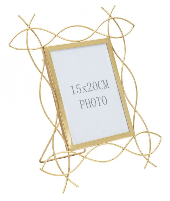 Rama foto fier design Glam minimalist, aspect rafinat CreativDeco.ro. [1]