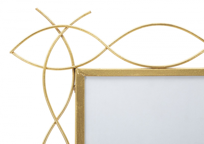 Rama foto fier stil Glam, linii simple elegante CreativDeco.ro. [3]