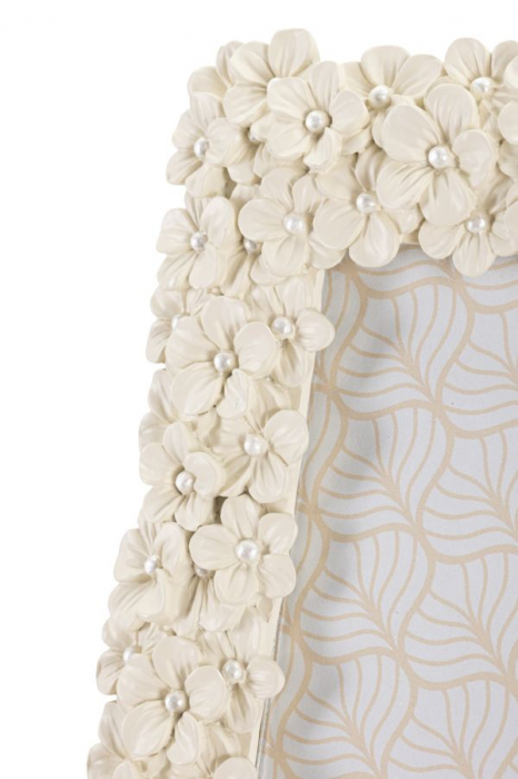 Rama foto alba cu floricele | CreativDeco.ro   [3]