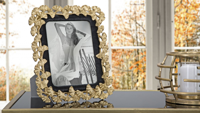 Rama foto Glam Gink, rasina, auriu negru - CreativDeco.ro [2]
