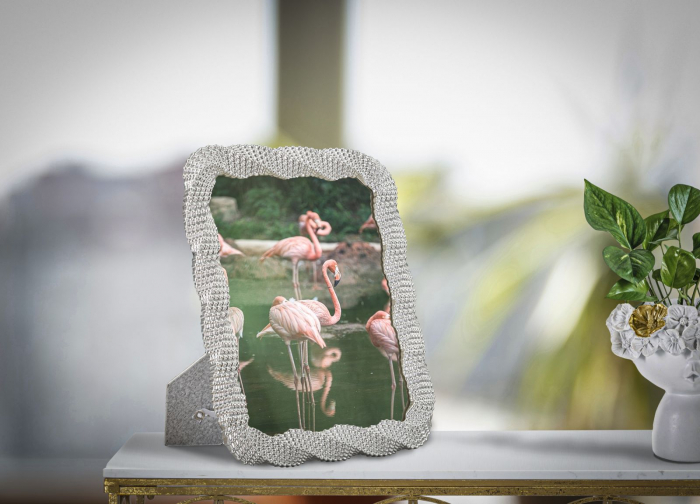 Rama foto margele argintii chenar rasucit - CreativDeco.ro [5]