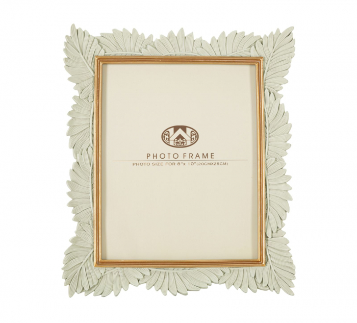 Rama foto Pinty frunze delicate, accent auriu CreativDeco.ro. [2]