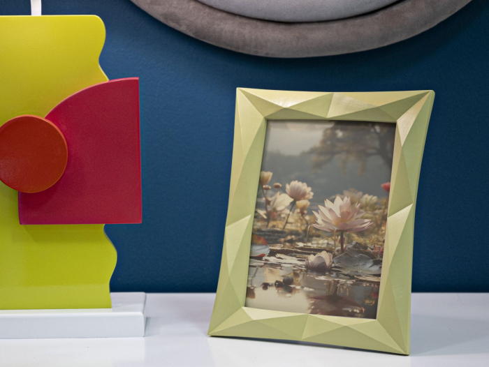 Rama foto verde linii geometrice - CreativDeco.ro   [5]