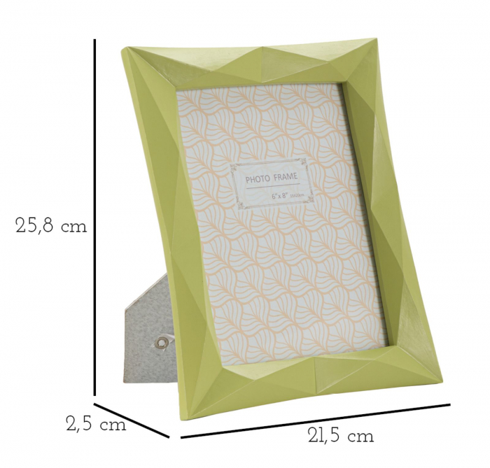 Rama foto verde linii geometrice - CreativDeco.ro   [6]