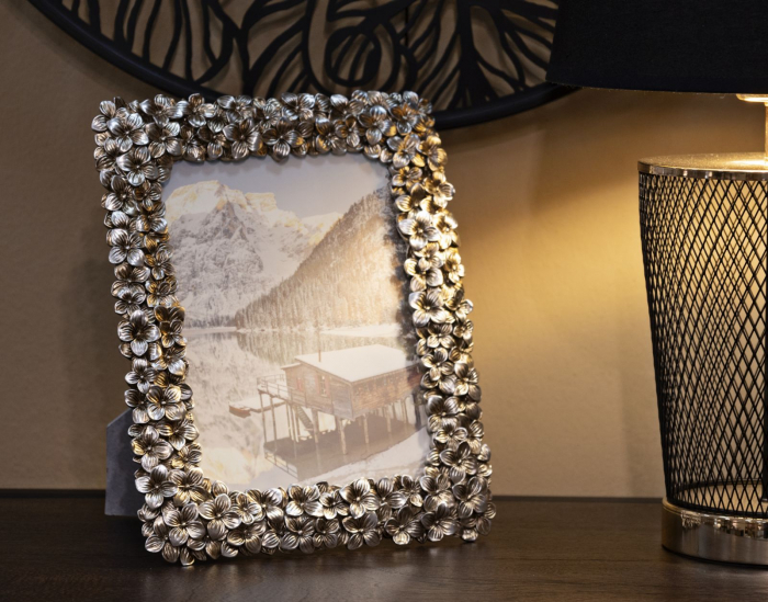 Rama foto floricele argintii | CreativDeco.ro [5]