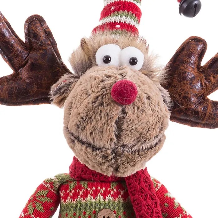 Ren decorativ în picioare poliester Crăciun|Decoruri festive colorate [2]
