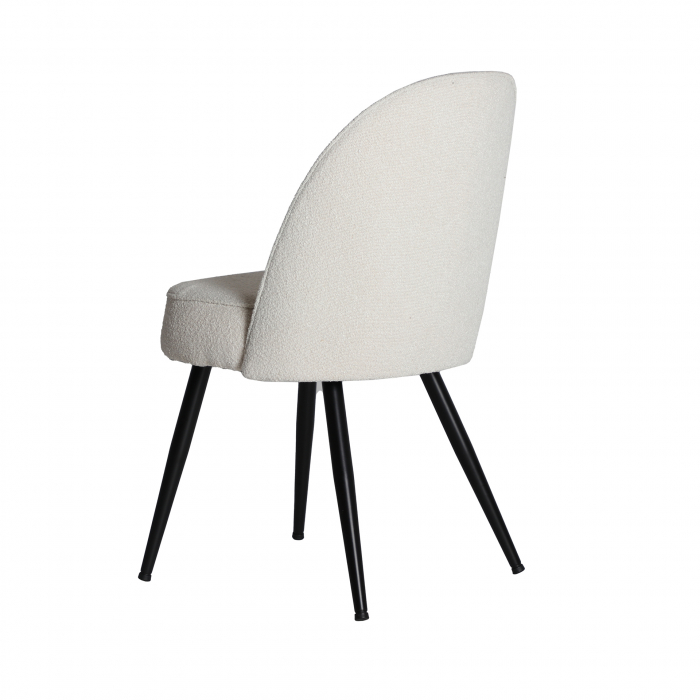 Scaun tapitat vintage alb|Scaune moderne premium [4]