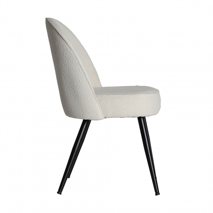 Scaun tapitat vintage alb|Scaune moderne premium [3]