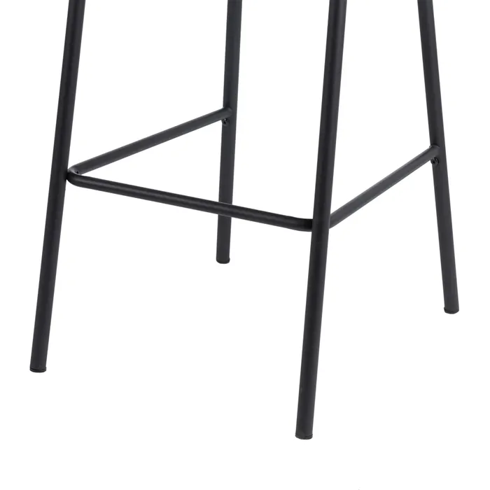 Scaun Bar Anna Floral, Catifea Neagra, Metal - creativdeco.ro [13]