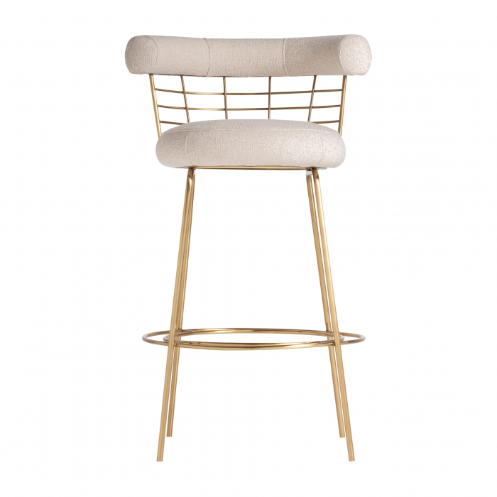 Scaun bar Art Deco alama alb antic | Mobilier elegant de lux [2]