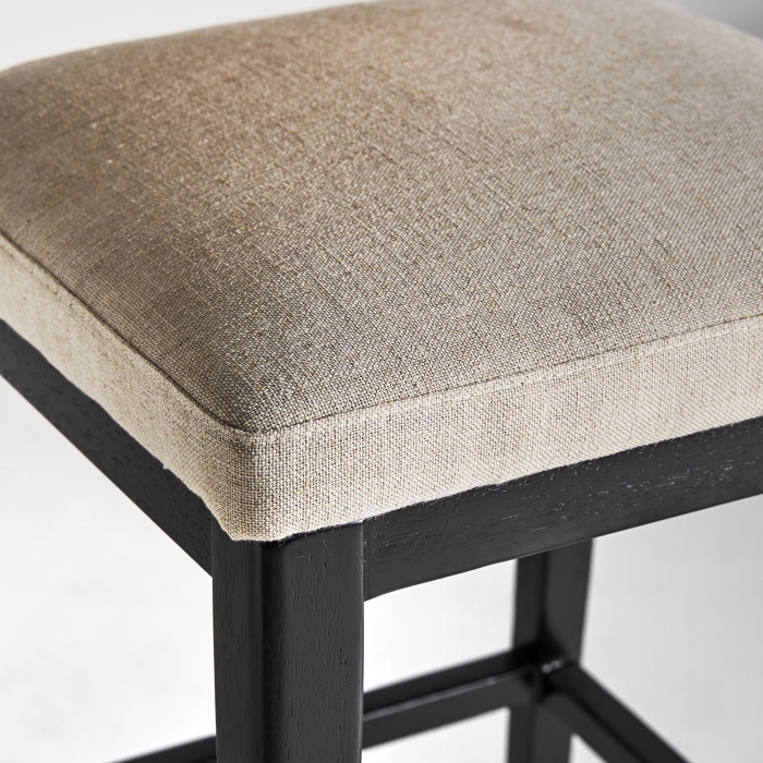 Scaun bar colonial pin negru|Scaune bar elegante [5]