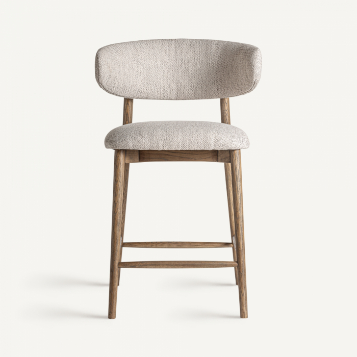 Scaun bar colonial frasin maro bej|Scaune bar elegante [4]