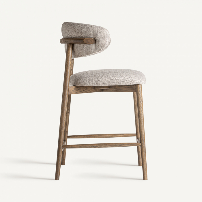 Scaun bar colonial frasin maro bej|Scaune bar elegante [3]