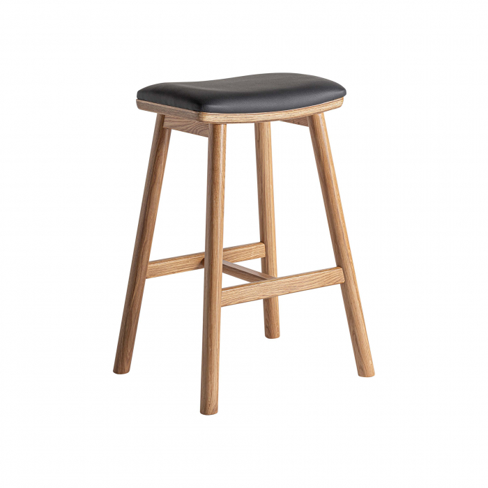 Scaun bar lemn stejar stil vintage|Scaune bar robuste [2]