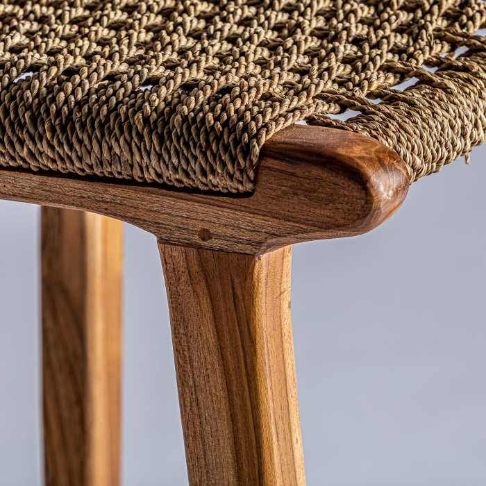 Scaun bar vintage lemn tec|Scaune bar autentice [7]