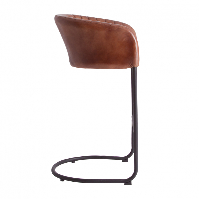 Scaun bar vintage metal piele|Scaune bar autentice [3]