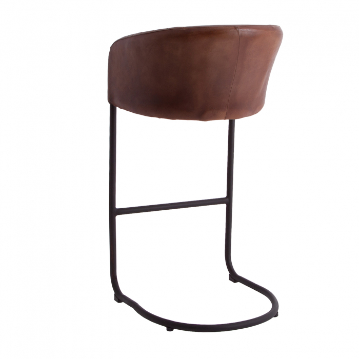 Scaun bar vintage metal piele|Scaune bar autentice [4]