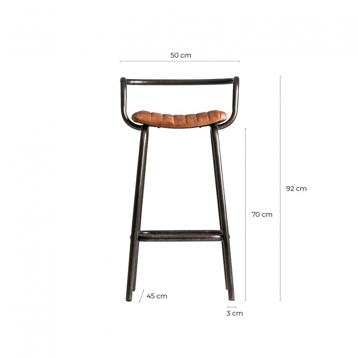Scaun bar vintage pliabil metal|Scaune bar autentice [8]