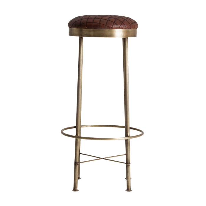 Scaun bar vintage metal piele|Scaune bar elegante [2]