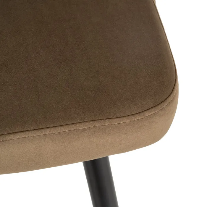 Scaun Bar Ella, Catifea Maro, Metal Negru- - creativdeco.ro [9]