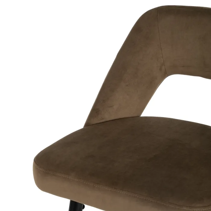 Scaun Bar Ella, Catifea Maro, Metal Negru- - creativdeco.ro [5]