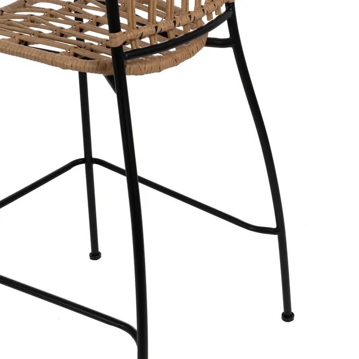 Scaun Bar Exterior Jardin, Polietilena Bej, Metal - creativdeco.ro [9]
