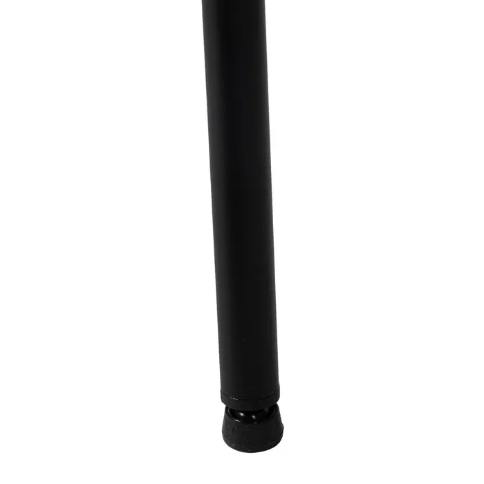 Scaun bar bej din piele ecologică cu cadru metalic negru – stil horeca modern [13]