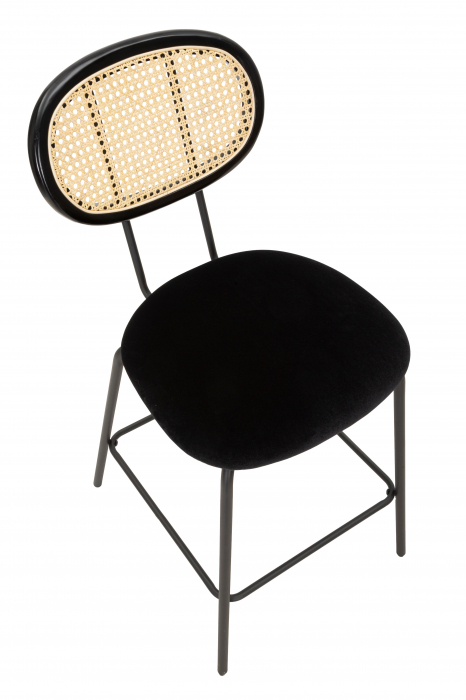 Scaun bar Osaka negru crem - CreativDeco.ro [3]