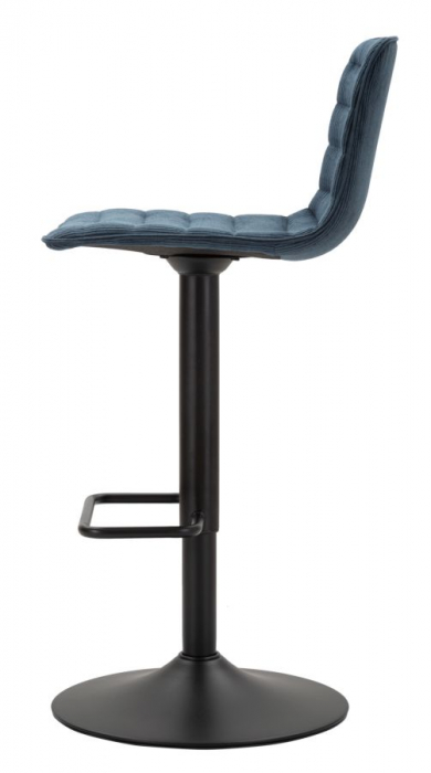 Scaun Bar Reglabil Albastru Design Contemporan CreativDeco [3]
