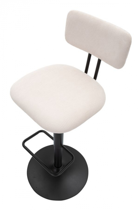 Scaun Bar Alb Design Usor Minimalist CreativDeco [6]