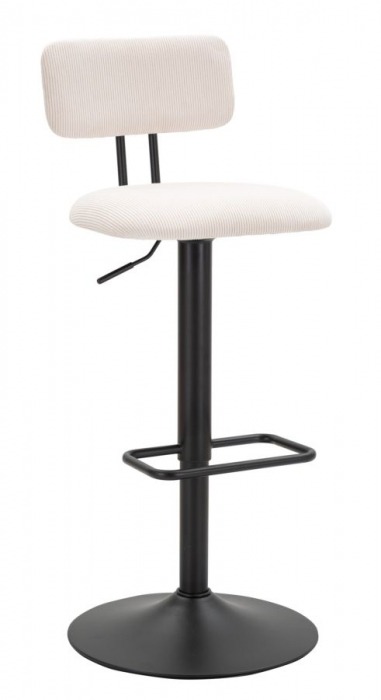 Scaun Bar Alb Design Usor Minimalist CreativDeco [1]