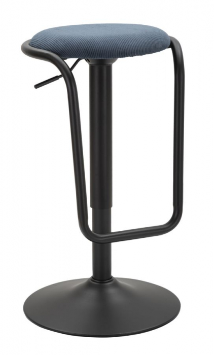 Scaun Bar Reglabil Navy Catifea Raiata CreativDeco [1]